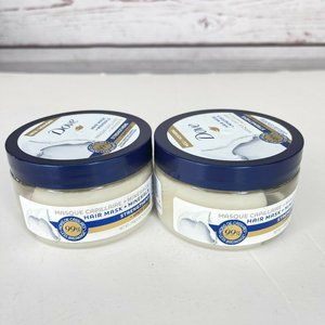 (2) Dove‎ Strengthening Hair Mask W/ Minerals+White Clay-4oz.-99% Less Breakage!